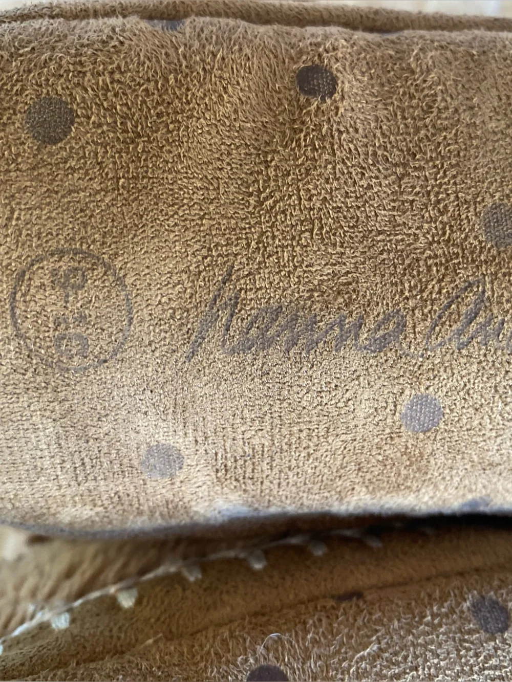 Hanna Andersson Brown Plush Puppy Bootie Slippers